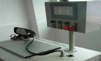 Car rearview mirror test bench